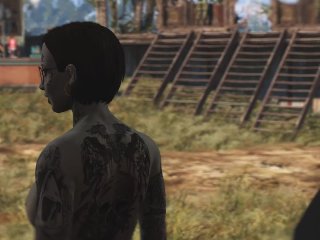 Sex With A Beautiful Girl In A Tattoo To Good Music Fallout 4 Nude Mod