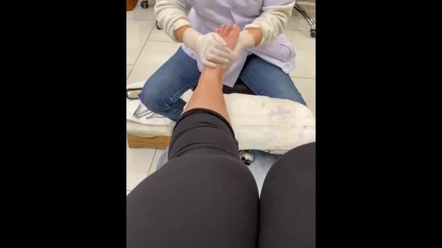 Girl on girl foot massage 