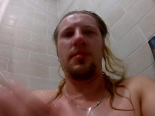 Underwater shoot! Jerking off in the bath with a diver_beside my dick.Epic cumshot!
