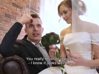HUNT4K. Married couple decides to sell brides pussy for good_price