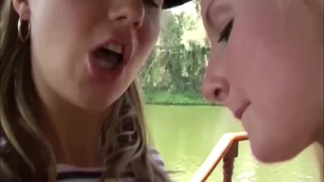 Lesbian Lovers Sex On The Boat
