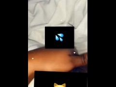 Royalty the PF squirting in BFFs brother’s bed!!!