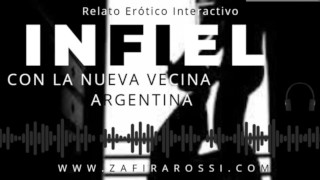 ASMR SEXY SOUNDS GEMIDOS ARGENTINA CALIENTE INTERACTIVO INFIEL CON LA NUEVA VECINA ARGENTINA