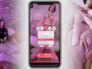 Wideo, Filmy, Scena, Strzelanie: first interactive femdom mobile app with Eve Sweet w Kategoria (Interaktywne)