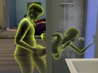 The male member entersthe transparent girl and is seen in sex sims 4wicked woohoo