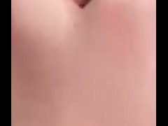 Watch me only get fucked and fingered (guy cropped out)