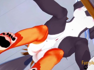 Furry Hentai - Passerby is_fucked by_Fox