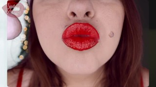 Red Lips Kissing Fetish Porn - Christmas Present Kisses POV - Red Lipstick Fetish Sensual Domination -  PREVIEW - Sydney Screams - Pornhub.com