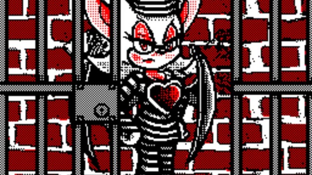 Rouge The Bat Goes to Jail for Being Naughty Flipnote Animation 4