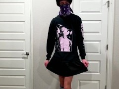 Femboy Plays With Himself In His New Cute Outfit
