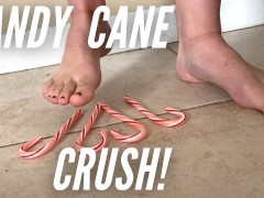 Food Crushing Fetish with Bare Feet *Sploshing*