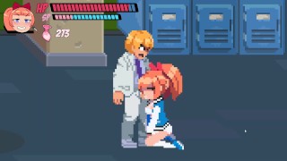 BONUS Deepthroat And Cum In Mouth Scene In Lewd City Girls Hentai Pixel Game
