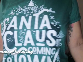 My wet t-shirt by Mommy_Lactating Vol. 3_Chritsmas edition