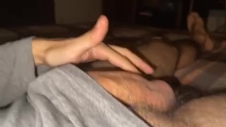 POV PART 1 HOT YOUNG GUY WITH A NICE UNCUT CRANK