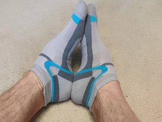 Hairy Legs, Socks And Cum