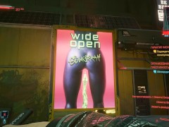 Erotic posters and photos in the game. Street of prostitutes | Cyberpunk 77