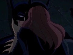 Batgirl and Batman Get Hot and Heavy on Rooftop