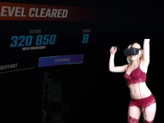 VR Gaming Beat Saber Spank Booty On Fail