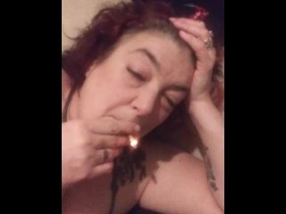 Pierced Kitty Is At It Again! Smoking And Dick Shaming A Tiny Cock