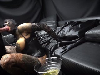 The Goddess Fuck_Wildly Her Slut Dark Dog,him Drink Her Piss & Cum with_Incredible Fruity Blowjob