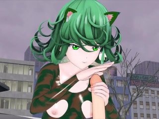 Cat Girl One-Punch Man Tatsumaki 3D Hentai