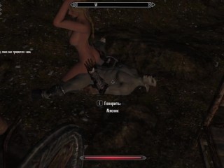 Cowgirl pose. Prostitutes of Skyrim show a_master class videogame