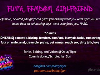 [Futa] Futa Femdom Girlfriend Erotic Audio Play By Oolay-Tiger