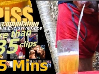 Compilation Italian Pisser Hunk Watch 45Mins Of Continuous Piss, Wetting, Jug Filling, Condoms
