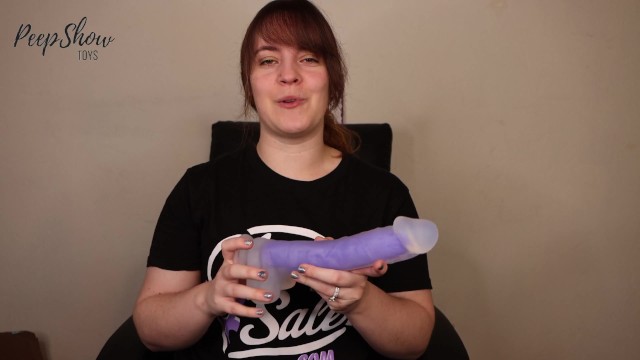 Toy Review - Evolved Luminous Stud Large Glow in the Dark Dildo, Dual-Density Silicone 20