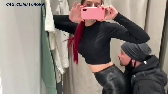 Public Femdom Humiliatrix Pussy Worship and Ass Kissing In Leather Pants Petite Princesses 16