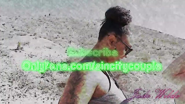 Interracial Women Flashing on Public Hiking Trail - Porsha Carrera