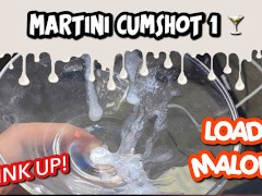 filling a martini glass with cum ~ LoadsMalone