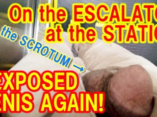 The Result Of A Coward Exposing His Penis On The Escalator At The Stations Again