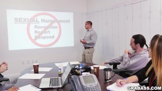 Job Lance Hart And Adam Bryant's GRAB ASS Office Sensitivity Training Class