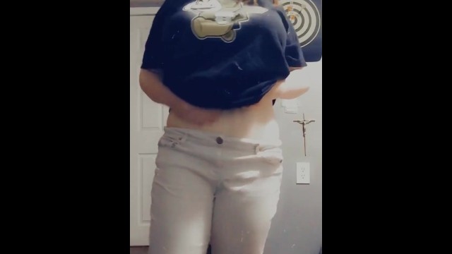 Thic white girl undressing 11