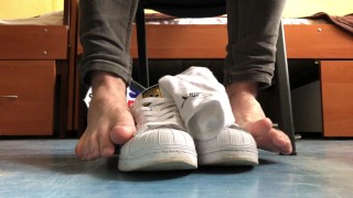 Adidas Superstar 21-Year-Old Boy's Feet
