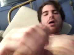 Twink Cums After Watching Fisting Porn