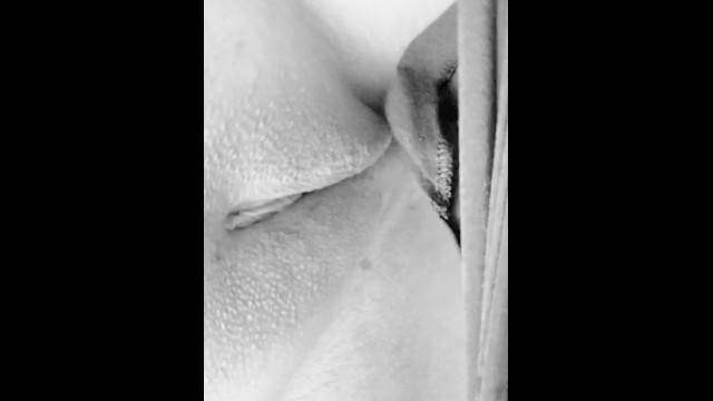 Porn Video - Latina rubbing masturbating little pussy close up alone black  and white filter
