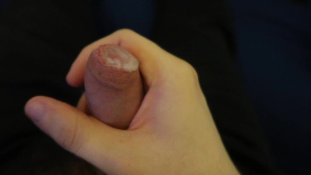 Masturbating Uncircumcised Cock From Soft To Hard To Huge Load Of Cum 9220