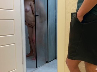 So Much Cum in my Asshole! HusbandWatches Wife