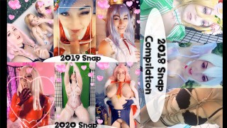 Strip Tease TEASER Smoking Cosplay Ahegao E-Girl Omankovivi Snapchat Compilation