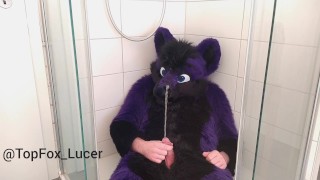 Furry Lucer Urinates On Himself