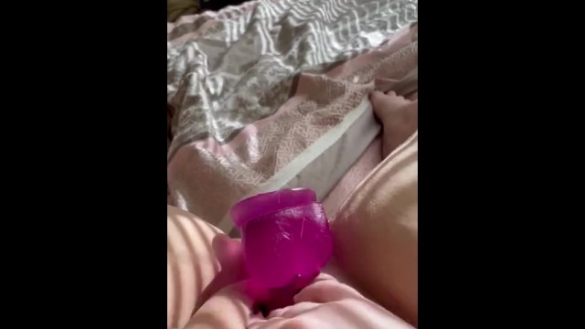 BBW POUNDS PUSSY WITH HUGE DILDO 8