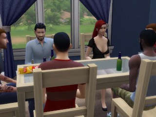 DDSims - Cuckold Allows Strangers to Gangbang his_Wife - Sims 4