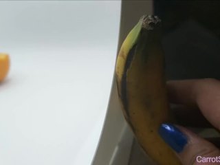 Fruit Finger Fuck OrangeJuicy Love Secret Masturbation Part 1