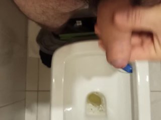 I Pee in the Toilet, Lift My Penis byMasturbation, Prepare It for Entering_Your Anal.