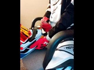 Mx Motoboy Cumming On Mx Helmet