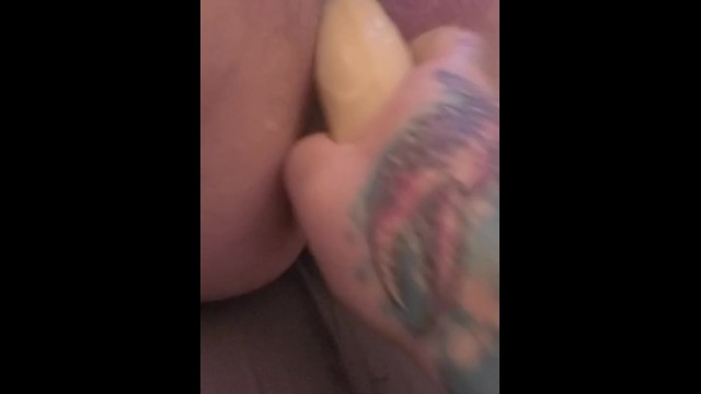 Double Stuffing the wifes greedy ass and pussy 8