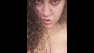Puerto Rican thickness seductively tease, sliding up and down her toy moaning squirt 