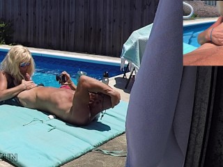 HOT MILF Bikini Photo Shoot_turns to Pool_Pounding...Video Glasses POV !!!